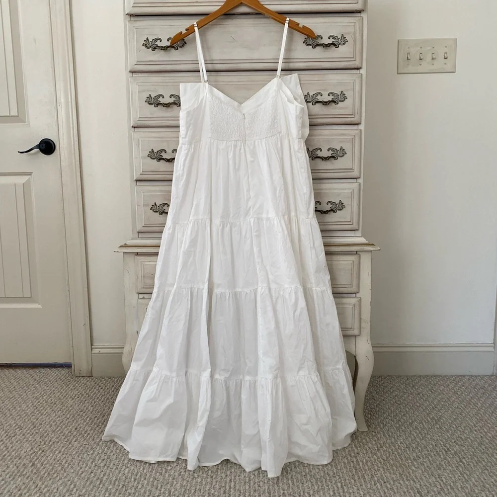 Vici White Bow Midi Dress - Picture 3 of 5